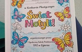 Dyplom dla osoby wyr&oacute;żnionej