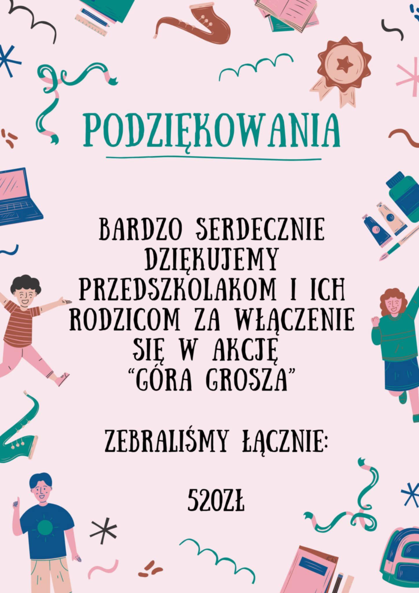 AKCJA G&Oacute;RA GROSZA - PODZIĘKOWANIE