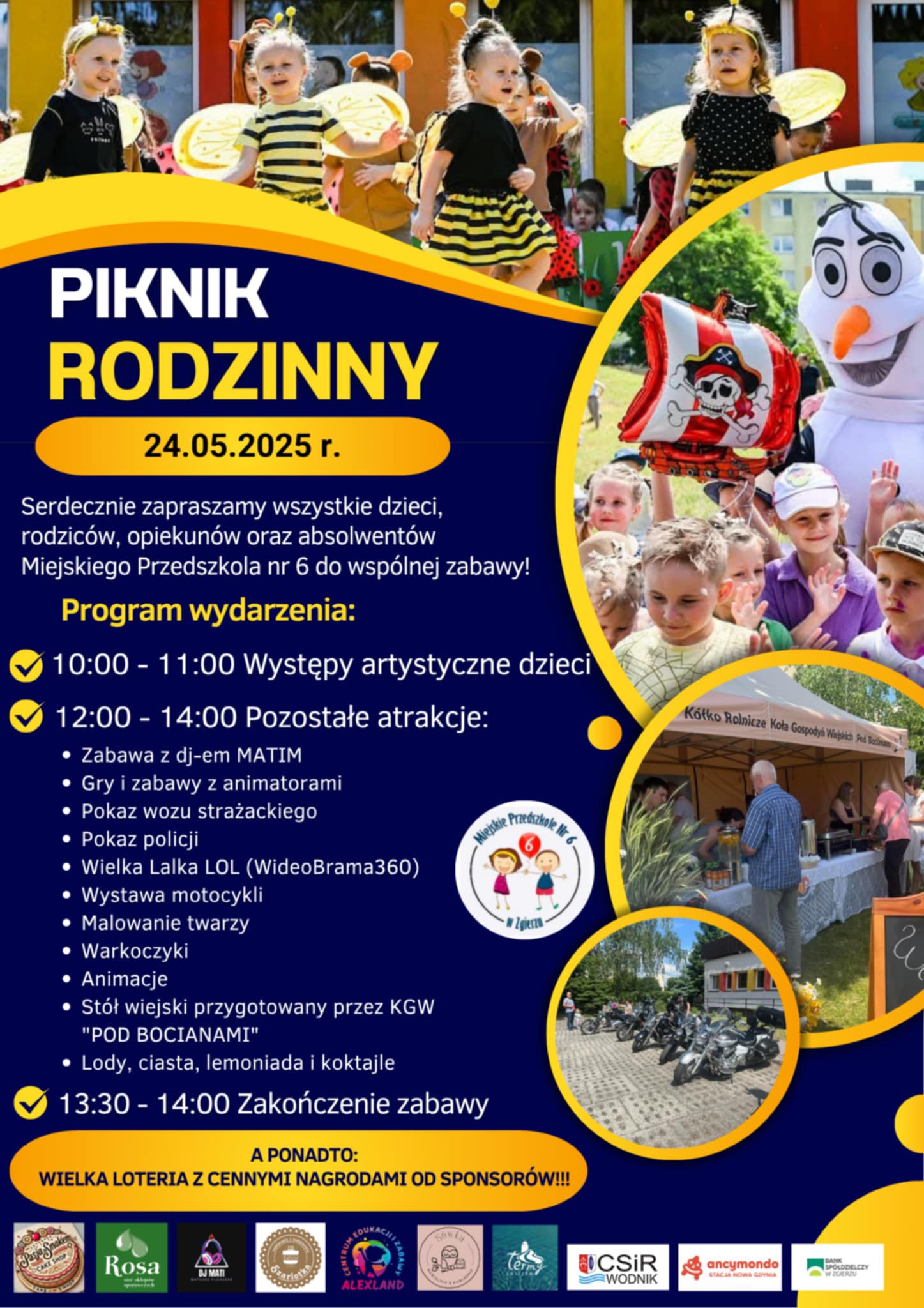 II PIKNIK RODZINNY - PLAKAT INFORMACYJNY