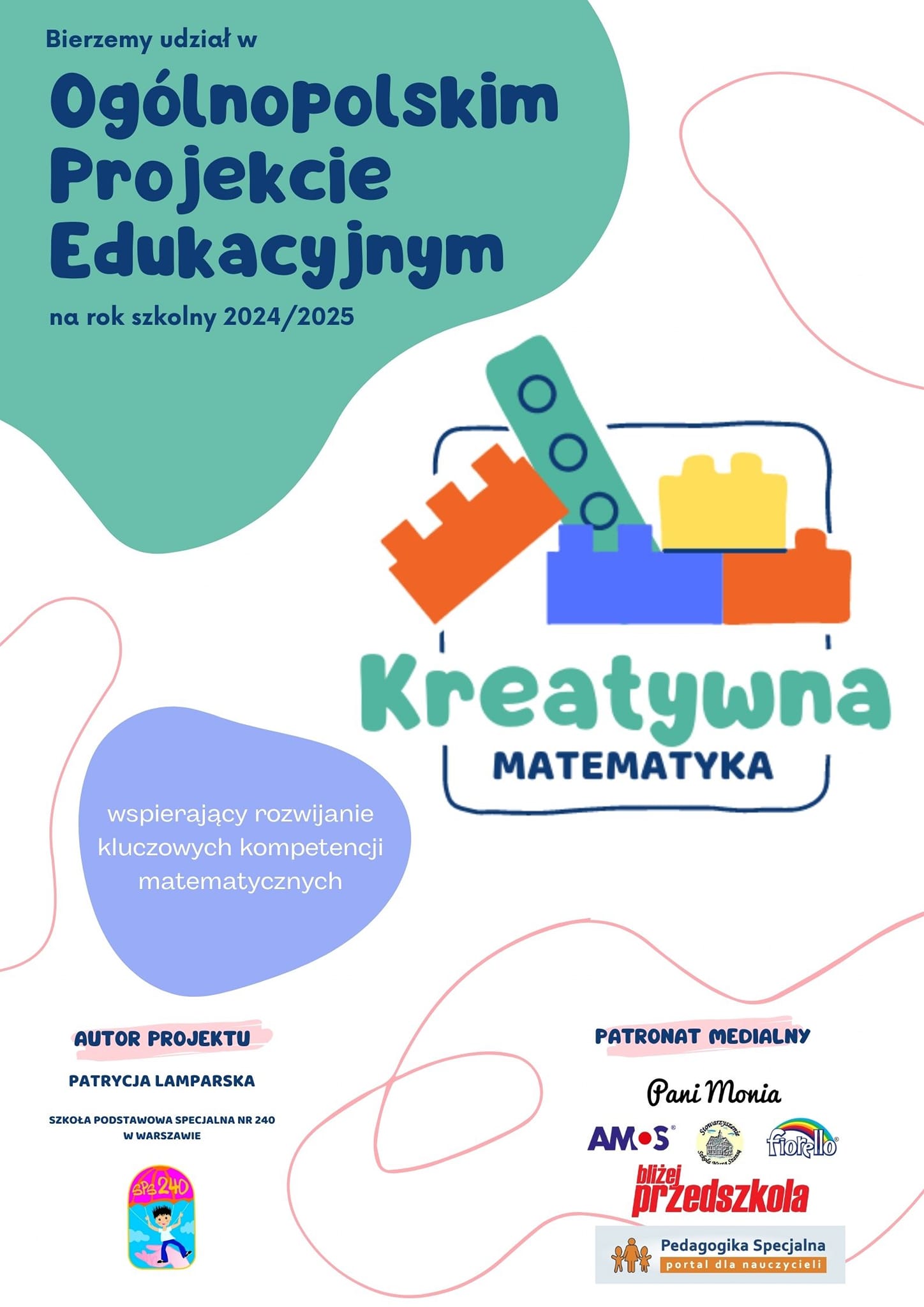 KREATYWNA MATEMATYKA PLAKAT PROJEKTOWY
