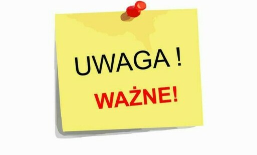 UWAGA WAŻNE 